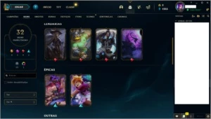 4 Contas League of Legends LOL