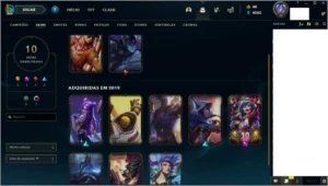 4 Contas League of Legends LOL