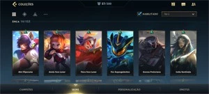 WILD RIFT 4 LENDARIAS COMPRADAS 27 SKINS; MELHOR PREÇO - League of Legends: Wild Rift LOL WR