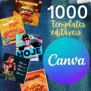 Pacote Completo: +1000 Templates Editáveis para Canva – Atua - Outros