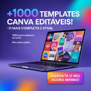Pacote Completo: +1000 Templates Editáveis para Canva – Atua - Outros
