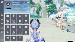 Ganyu + Arco de Amos e Mona AR 27 - Genshin Impact