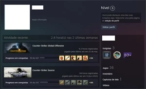 Conta Steam +16 jogos (+/- 600 reais em jogos) e CSGO Prime - Counter Strike