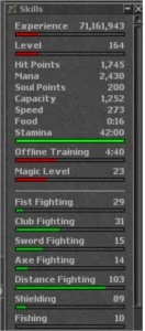 [VENDO] Conta Tibia RP 164/ skill 103