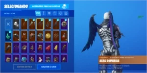 conta fotnite 51 dança e 45 skins caveira e outras skins - Fortnite