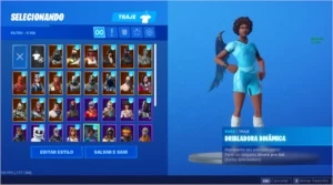 conta fotnite 51 dança e 45 skins caveira e outras skins - Fortnite