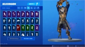 conta fotnite 51 dança e 45 skins caveira e outras skins - Fortnite