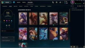 Conta League Of Legends Ouro I LOL