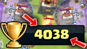 Aumento coroas até 4.000 - Clash Royale