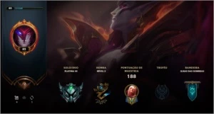 Conta platina 3 57 campeões - League of Legends LOL
