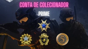 Conta de Colecionador Medalha Azul 2015 - Counter Strike CS
