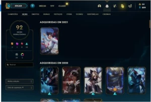 CONTA DE LOL LEVEL 172 - League of Legends