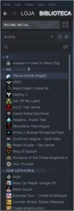 CONTA STEAM COM VARIOS JOGOS 230R$