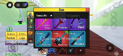 Conta 🏴‍☠️blox fruit,⭐steal a brainrot e ⚽️blue lock rivals - Roblox