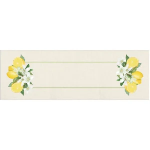 Caminho de Mesa Frutas em Microfibra 143x46cm - Artesanato e Personalizados
