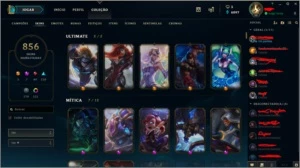 Conta LoL 856 Skins, Full Champ - League of Legends