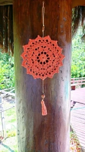 Mandala Filtro dos Sonhos em Crochê - Artesanato e Personalizados