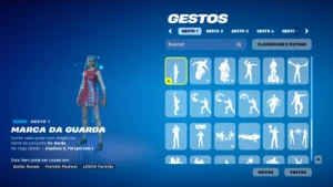 Conta Fortnite com muitas skins de passe raras!