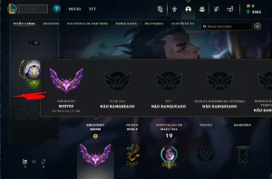 Conta mestre lol - League of Legends
