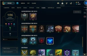 Conta Lol 2013 com Rammus Rei + ícones e sentinela 2013 - League of Legends