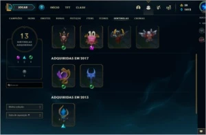 Conta Lol 2013 com Rammus Rei + ícones e sentinela 2013 - League of Legends