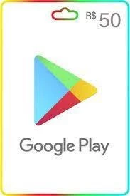 Google Play Cartão Presente R$50 - Gift Cards