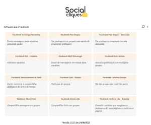 Robô SocialCliques - Conjunto de vários tipos de robôs em 1 - Softwares e Licenças