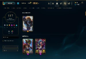 Conta De League Of Leagends/Full Acesso/117 Skins/Level 267/ - League of Legends LOL