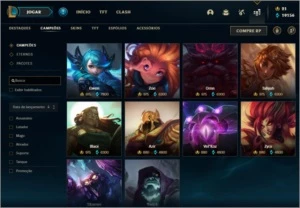 Conta League of Legends 56 skins LOL