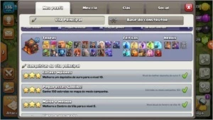 CONTA DE COC 9.10 FULL E ROYALE CONTA RARA - Clash of Clans