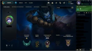 CONTA LOL PLATINA II - +100 SKINS