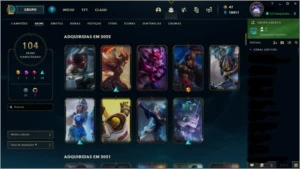 CONTA LOL PLATINA II - +100 SKINS - League of Legends