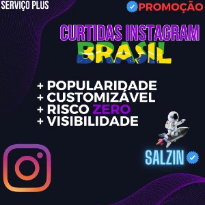 Curtidas Instagram - Brasileiro +Plus - Redes Sociais