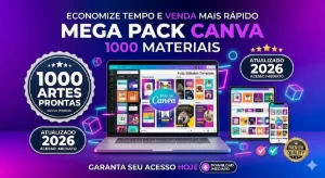 Mega Pack 1000 Materiais Canva - Outros