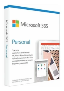 Microsoft 365 Office Personal 5 Dispositivos - 1tb OneDrive - Softwares e Licenças