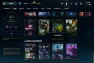 Conta unranked com Kayle Juiza e Riven Campeonato 2012 - League of Legends LOL
