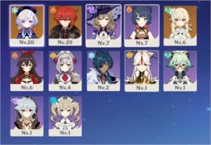 Genshin Impact / NA / AR11 / DILUC + QIQI