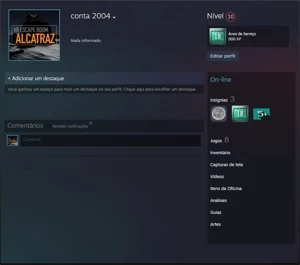 CONTA STEAM 18 ANOS SERVIÇO (NV10) + 30R$ NA CONTA STEAM - Counter Strike CS