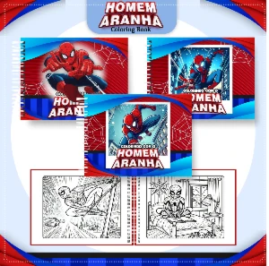 Arquivo Digital Livro de colorir Homem Aranha - PDF - eBooks