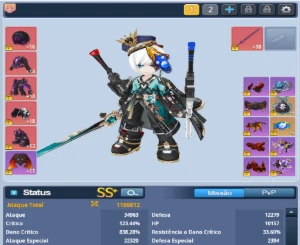 Grand chase classic conta com todas as classes uno 1109812k