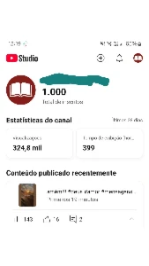 Canal Youtube Com 1 Mil Inscritos - Redes Sociais