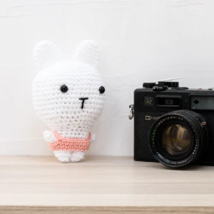 Coelho Cabeçudo em Amigurumi - Artesanato e Personalizados
