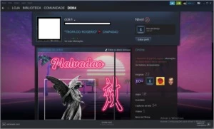 Conta STEAM Nivel 21/6 anos de serviço - vários jogos!