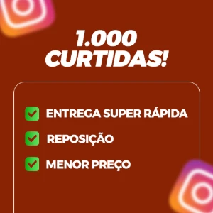 1.000 curtidas para instagram