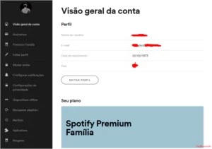 Conta Spotify LIFETIME (Plano Familia) - Premium