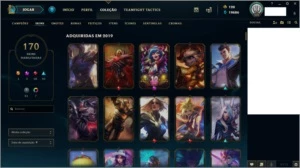 Conta Diamante 3 , Full Champs e varias skins - League of Legends LOL
