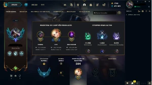 Conta de 2016 -  761 Skins - Platina 1 - League of Legends LOL