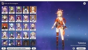 Conta Yelan + Yoimiya + Lança de Jade (Banner Garantido) - Genshin Impact
