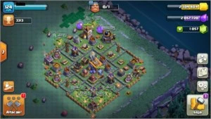 Clasf of Clans CV 12 COM 5 CONSTRUTORES DA PRA MUDAR DE NOME - Clash of Clans
