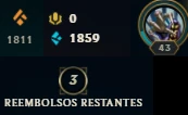 Conta Plat 1 +42 -17 - League of Legends LOL